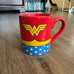 DC Comics Red and Blue Ceramic Mug
